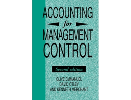 Livro Accounting for Management Control de Emmanuel (Inglês)