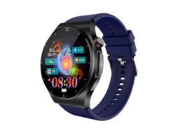 (azul) Pulseira Inteligente De Silicone Com Tela Colorida De 1,46 Polegadas Que Suporta Medição De Oxigênio No Sangue E Ácido Úrico