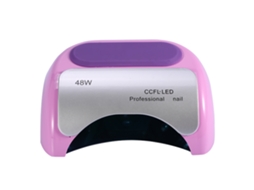 Lâmpada Uv Ccfl 48w Com Led Para Secador De Unhas, Esmalte Em Gel, Manicure E Pedicure, Rosa Escuro