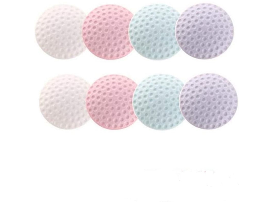 Parafusos De Porta, Pacote De 8 Protetores Macios Para Paredes E Móveis Ixf - Rosa/azul/roxo/branco