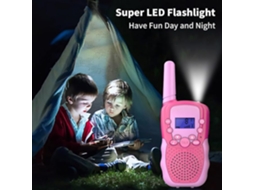 Pacote Com 2 Walkie Talkies Para Crianças De 3, 4, 5 E 6 Anos, Meninos E Meninas Brilvibera