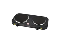 Fogão Elétrico MELCHIONI Cook 2, 1500 W, 2 Placas De Ferro Fundido, Termostatos Reguláveis, Preto