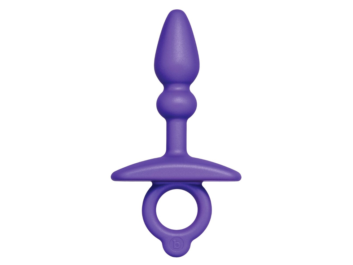 Plug Anal B vibe Roxo VETONEK (7,6 Cm)