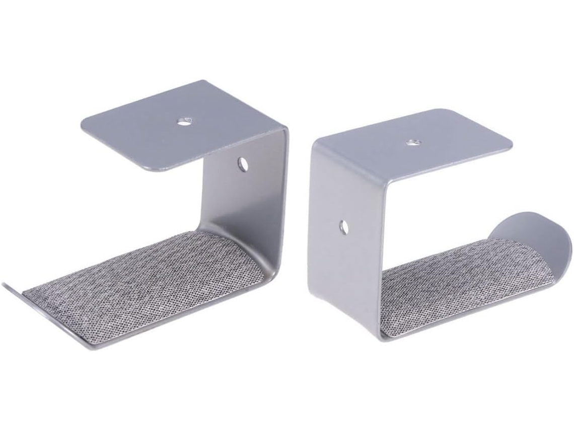 Suporte De Parede Para Fones De Ouvido Em Metal E Couro Pu, Armazenamento Suspenso Que Economiza Espaço, Para