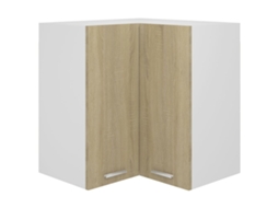 Hanging Corner Cabinet, Hanging Corner Cabinets Vidaxl Marrom Madeira Processada (n/a)