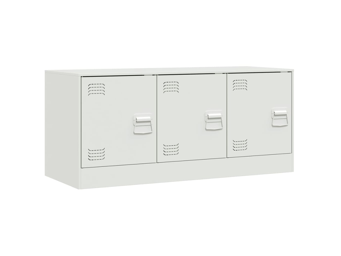 Tv Cabinet, Tv Cabinets Vidaxl Branco Aço (n/a)