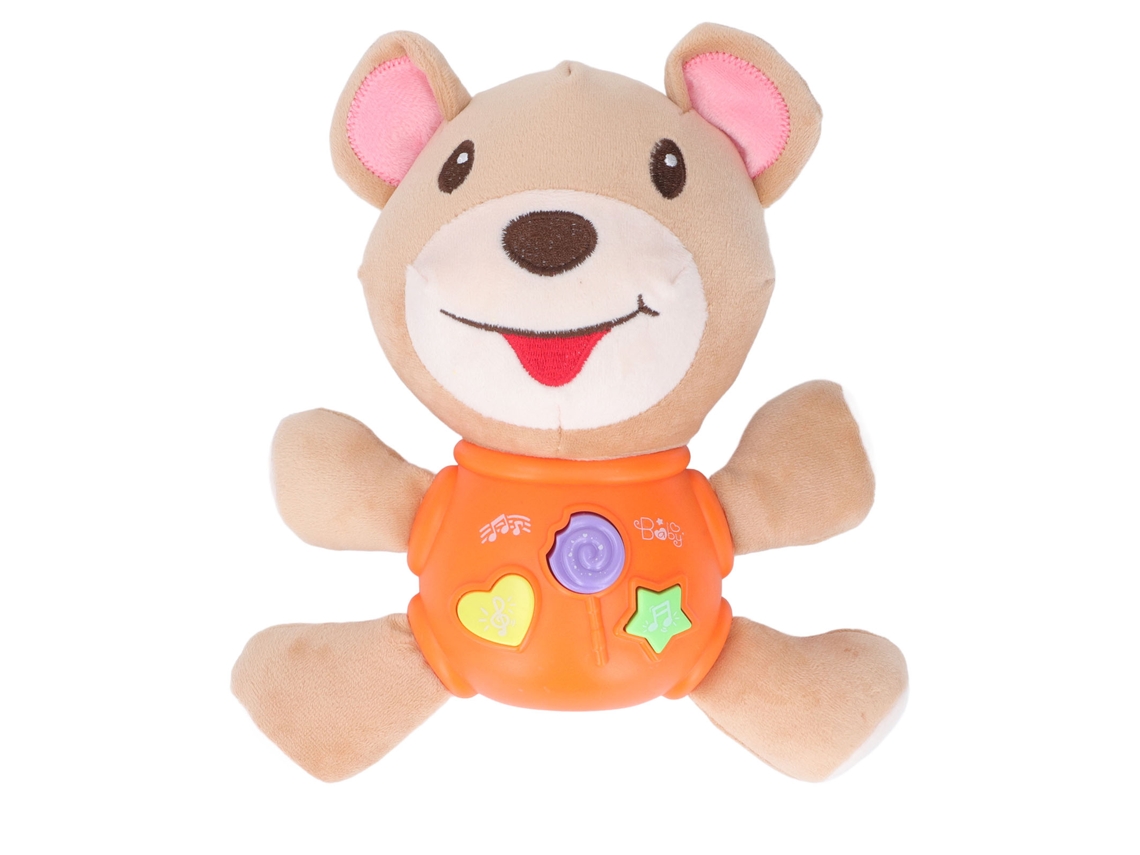 Primerox boneca Pelúcia de Desenho Animado com Melodias e Luzes para Bebês Dormir Pacífico