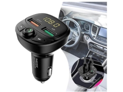 Carregador Usb Mp3 Yizhood Bluetooth 2x Qc3.0 Preto