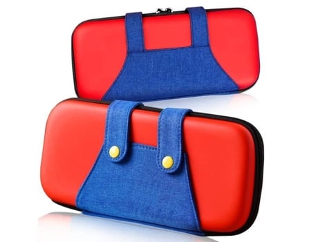 Etui Sac Para Nintendo Switch Vormor Capa Rígida De Armazenamento Mario Vermelho