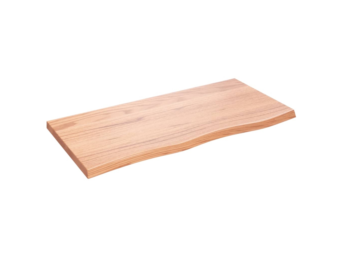 Bathroom Countertop, Bathroom Countertops Vidaxl Marrom Madeira De Carvalho (100 X 50 X 4 Cm)