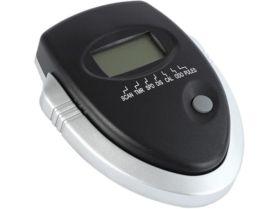 Ciclocomputador Para Bicicleta Ergométrica Com Tela Lcd Multifuncional Que Exibe Velocidade, Distância E Tempo De Pedalada.