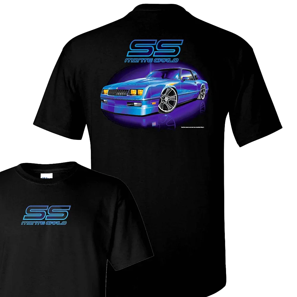 Monte Carlo Ss 80's T-shirt Unisex Rockinstone Size:s