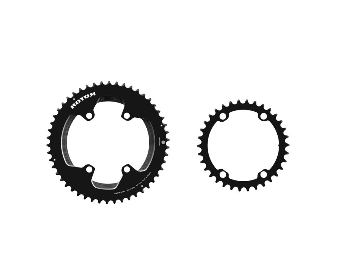 ROTORES | NoQ-Ring BCD110x4 2x Shimano R9200 & R8100 & R7100 - 39T