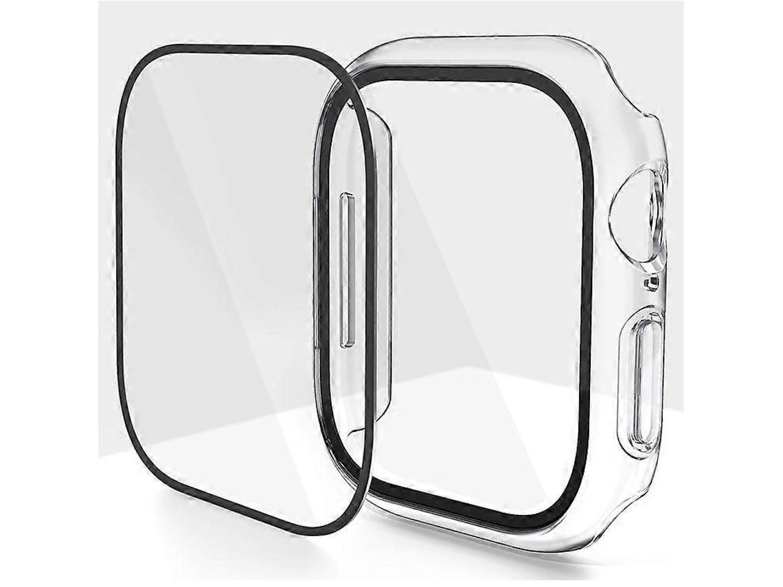 Capa Rígida De Pc Compatível Com Apple Watch Series 10 De 42 Mm Com Protetor De Tela De Vidro Temperado Webake