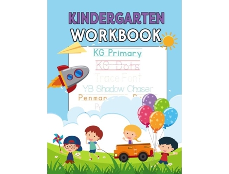 Livro Kindergarten Workbook Letters, Numbers, Shapes For Kids De Dorel Silaghi (inglês)