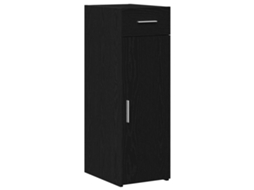 Buffet com Gaveta Carvalho Preto 30 X 42,5 X 93 Cm MAISON EXCLUSIVE
