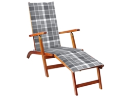 Deck Chair, Deck Chairs Vidaxl Cinzeto Madeira De Acácia (n/a)