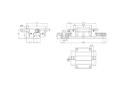 Guias Lineares Deslizantes Laxiscreed Para Cnc Com Carril De Aço De 300 Mm