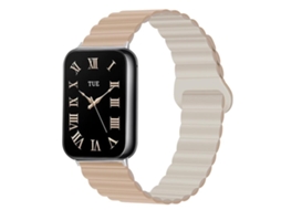 Bracelete para Redmi Watch 6 / 5 / 4 metal textura escamas de peixe ouro rosa XIAOMOYU