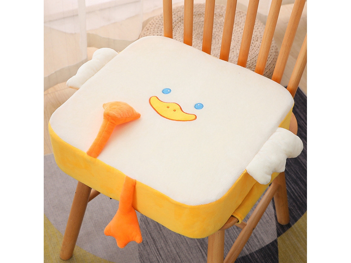 Assento Elevatório Almofada Para Bebê Eifson Veludo Cristal Antiderrapante 10cm - Pato