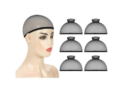 2026 gorra de Peluca, 6 Peças de Gorras de Nylon, Gorras Elásticas com Malha, Alta Elasticidade para Cabelo, Respirável e Durável
