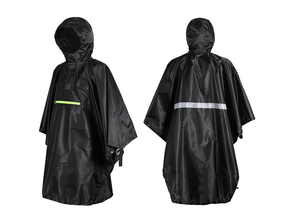 Impermeável Chuva Macacão Com Fita Refletiva Para Homens E Mulheres Protetor Chuvoso