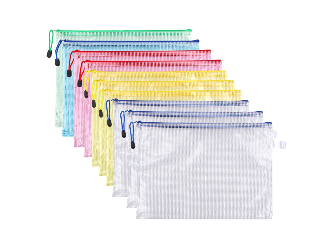 Bolsas Com Zíper De Malha Bolsas Com Zíper De Tecido Bolsas Para Itens De Quebra-Cabeça De Armazenamento Material De Viagem E Escritório ZMDECQNA