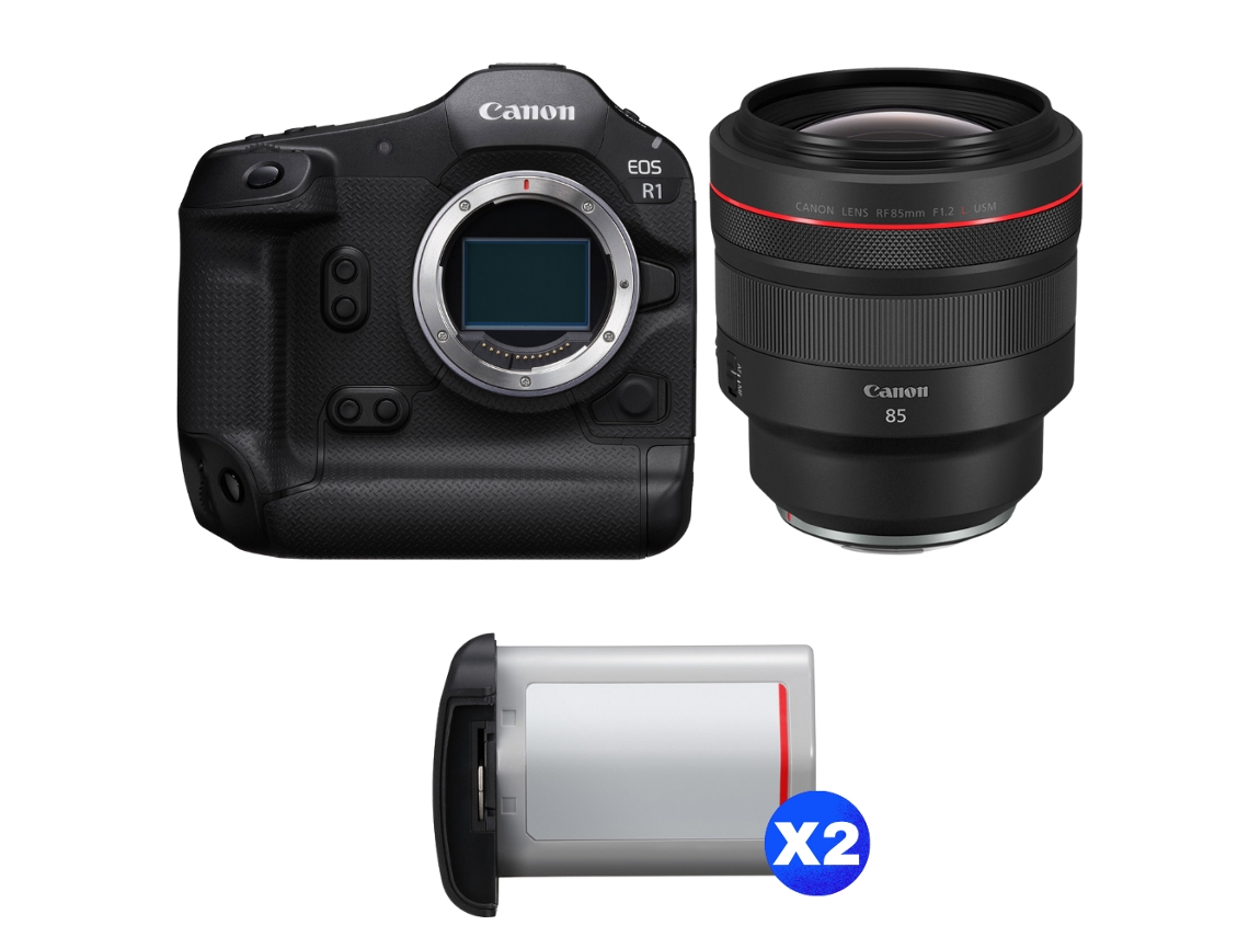 Eos R1 + Rf 85mm F/1.2 L Usm + 2 Canon Lp e19 + Ebook “20 Dicas para Fotos Que Impressionam” CANON