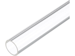 Opção Sólida - Tubos De Acrílico 10 Polegadas - Tubo De Plástico Transparente - 21 Mm X 25 Mm - Água - Iluminação - Durável E Resistente À Intempérie