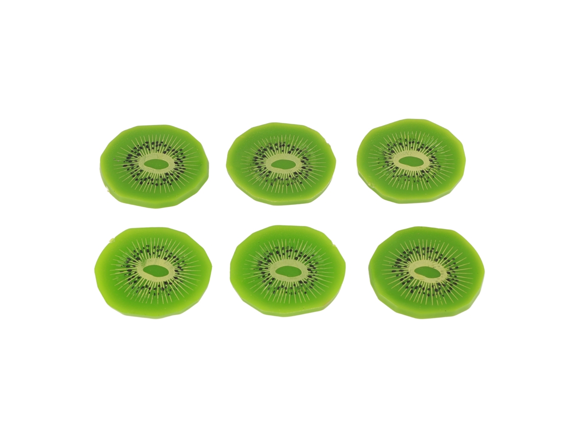 Fatias de Fruta Simuladas Morango Kiwi Melancia Cubos de Gelo | S/MARCA
