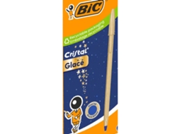 Esferográfica Bic Cristal Glace Dourada 1mm (1 Unidade)