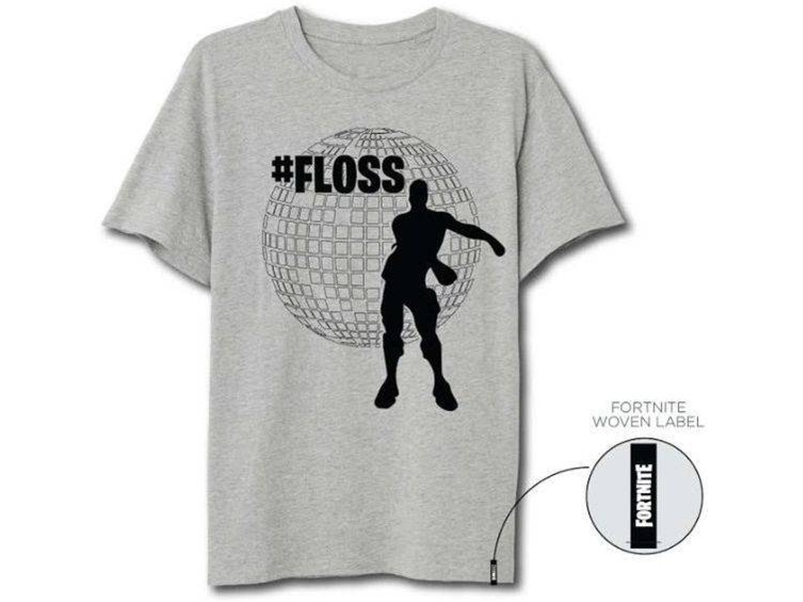T-Shirt FORTNITE Backback Kid Cinzento Claro S