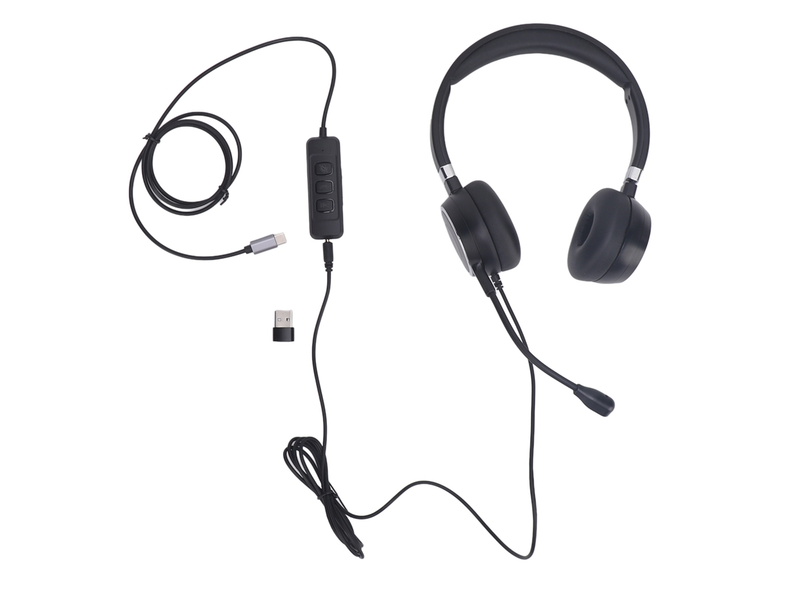 Fone De Ouvido Com Cancelamento De Ruído Usb C 3.5mm