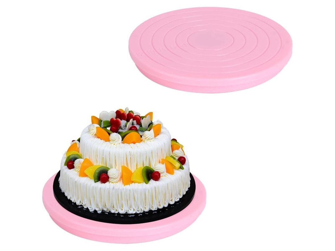 2026-Mini Parafuso para Pastelaria 5,5 Polegadas Rotação 360 Graus Base Antiderrapante Material Plástico de Qualidade Alimentar Para Decorar Tigelas e Biscoitos