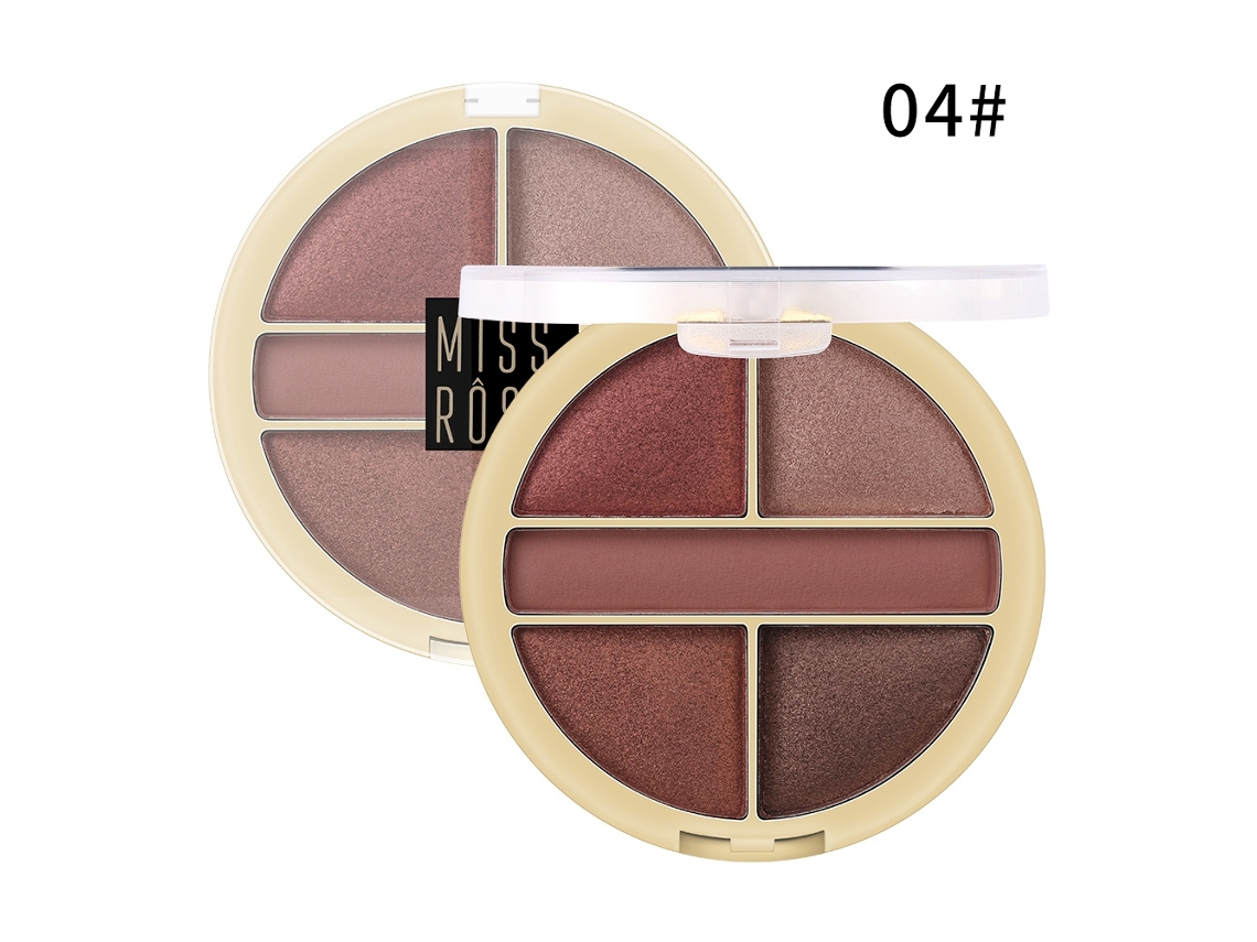 Polvo De Sombras De Ojos Mate Perla 5 Colores Herramienta De Maquillaje