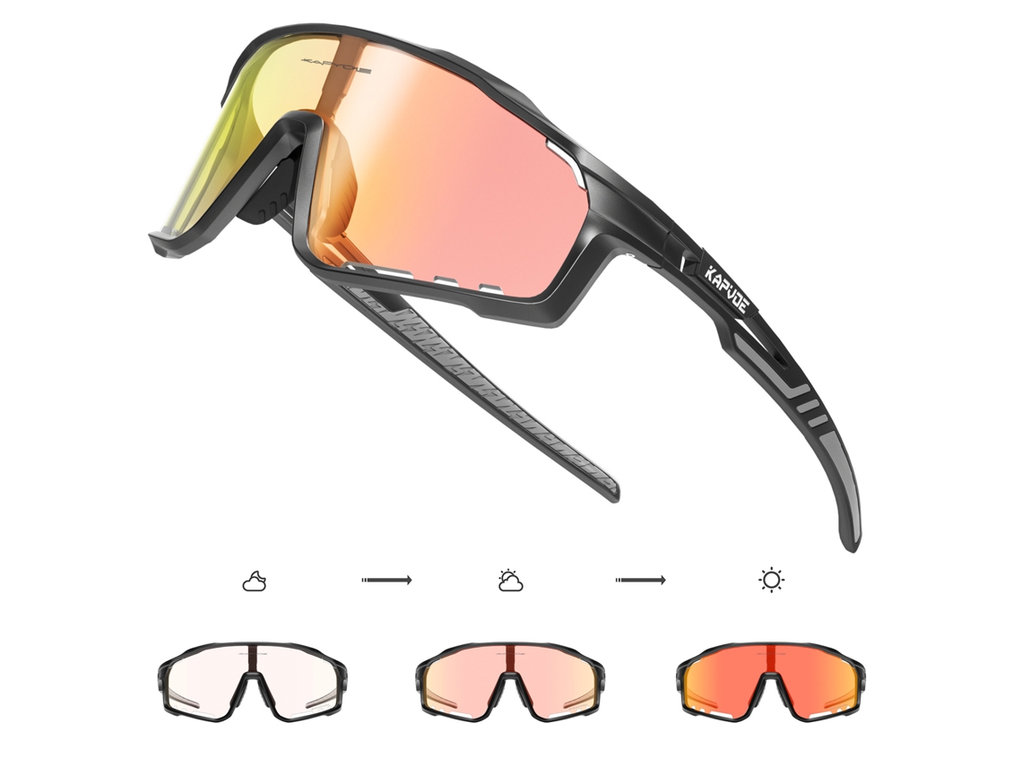 Óculos Fotocromáticos Para Ciclismo, Para Homens E Mulheres, Ideais Para Ciclismo Ao Ar Livre, Mountain Bike E Com Proteção Contra Areia.