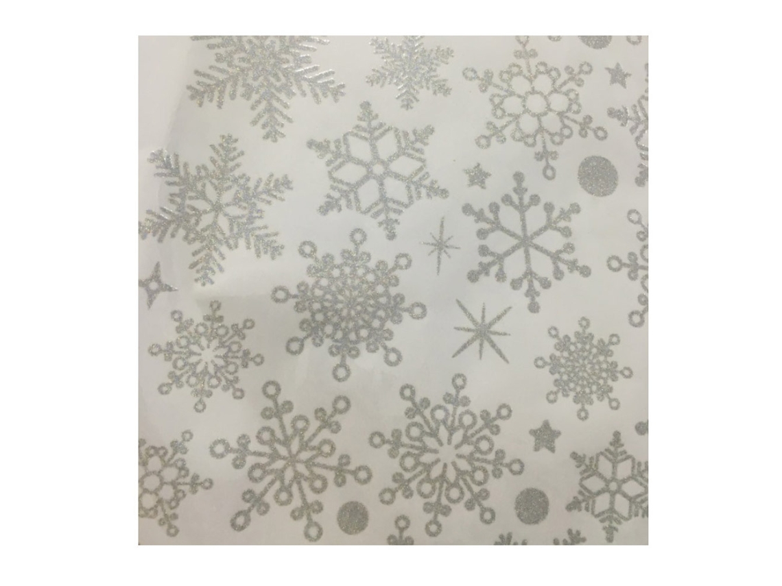 Adesivo Decorativo Floco de Neve Autoadesivo Removível | S/MARCA