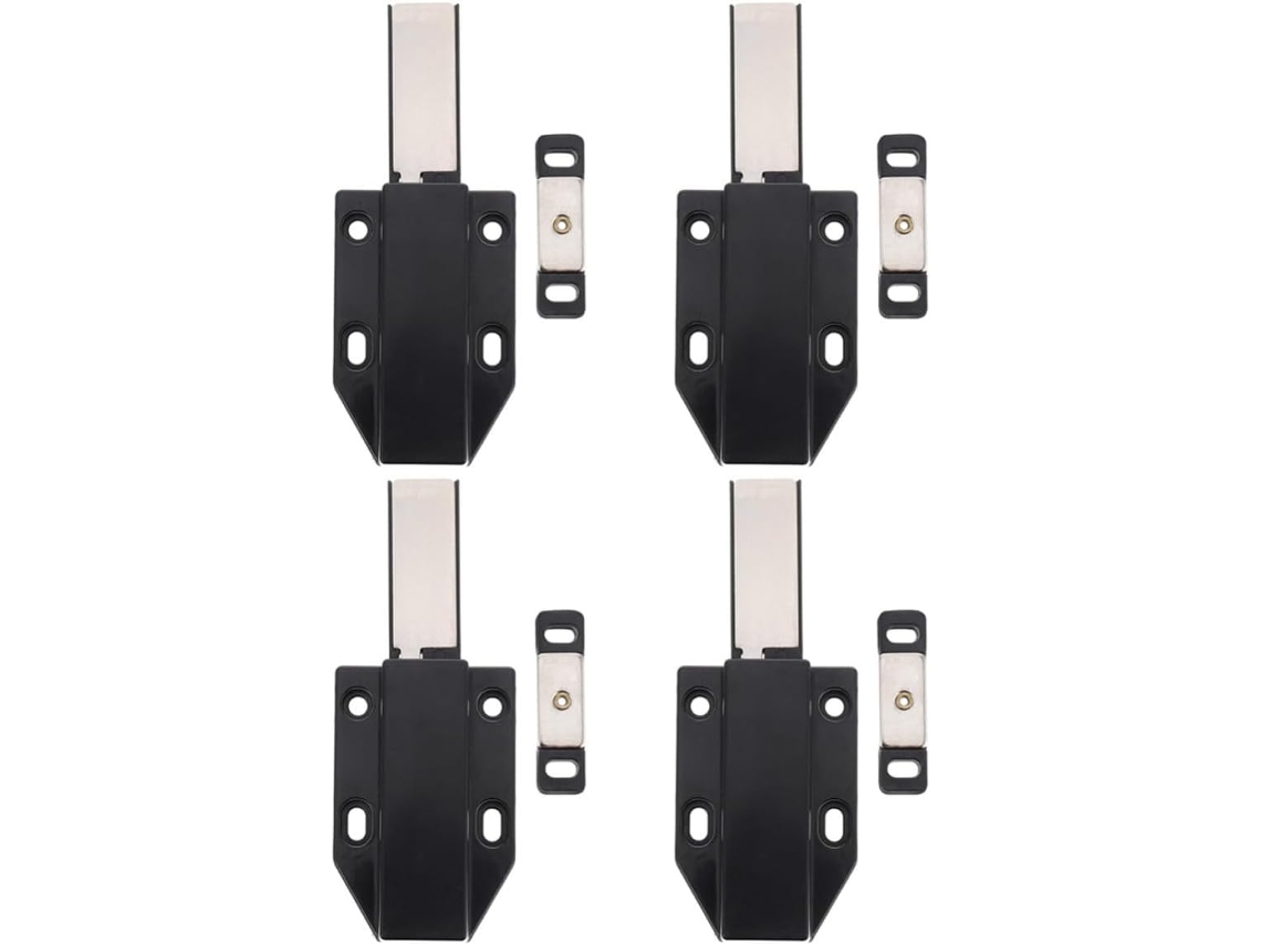 Conjunto De 4 Fechos Magnéticos Toque Para Portas Armários.