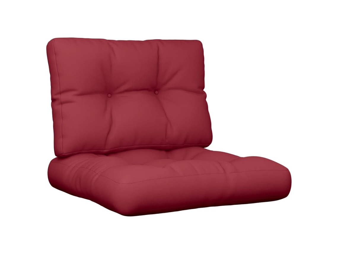 Pallet Cushion, Pallet Cushions Vidaxl Vermelho Tecido (50 X 50 X 12 Cm)
