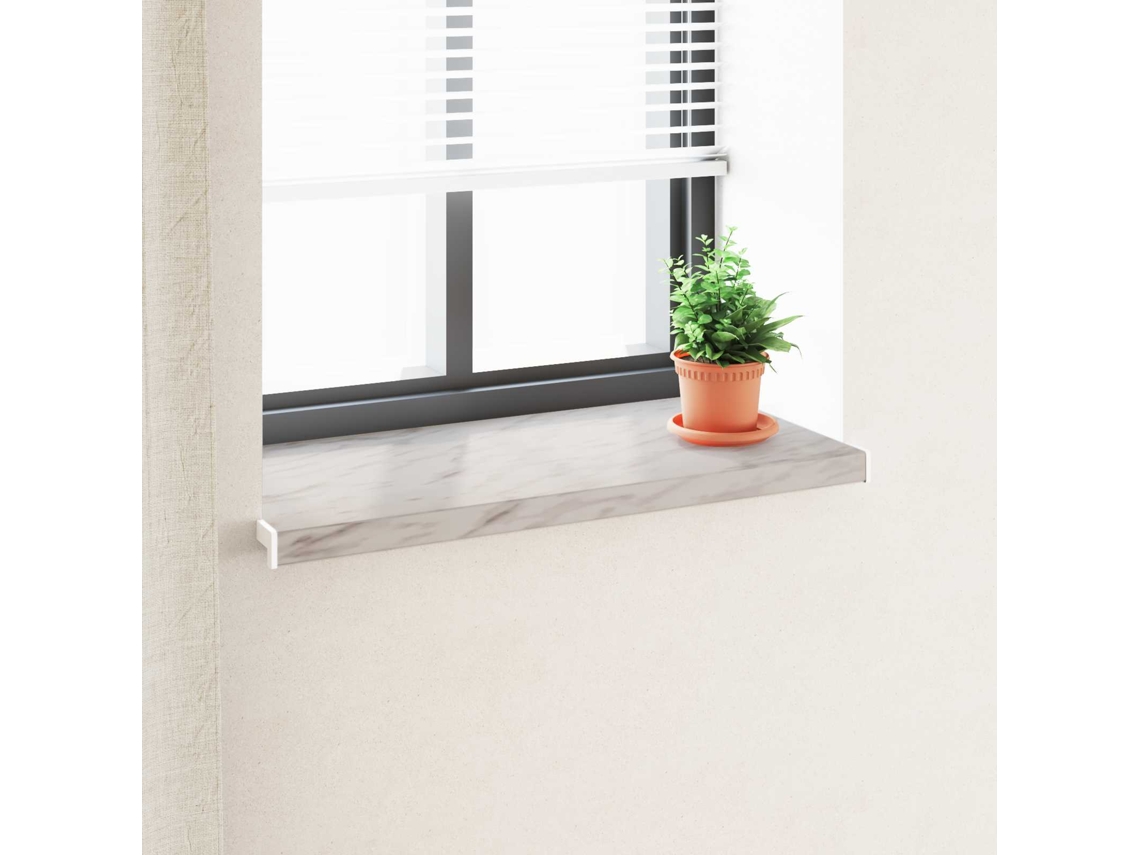 Vidaxl Soleira De Janela Textura De Mármore 80 X 40 X 4,5 Cm Pvc