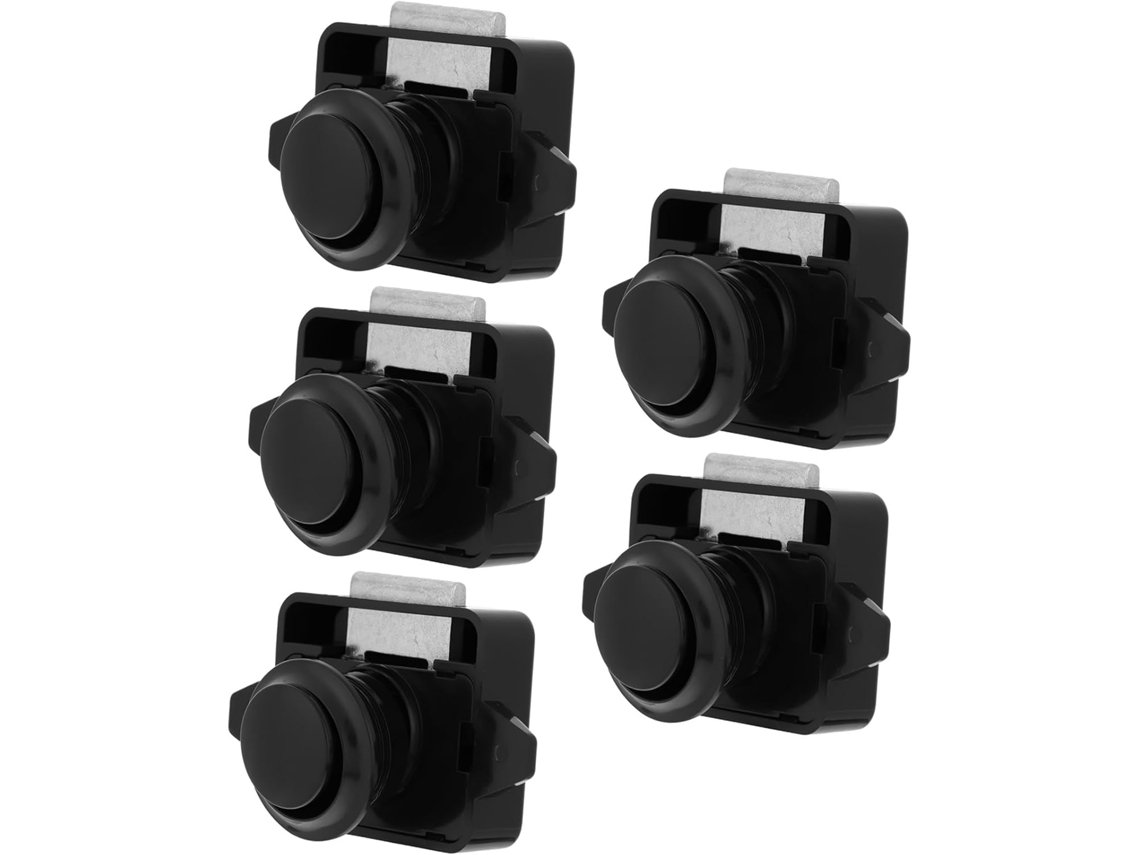 Conjunto De 5 Fechaduras De Botão Para Portas De Armários.