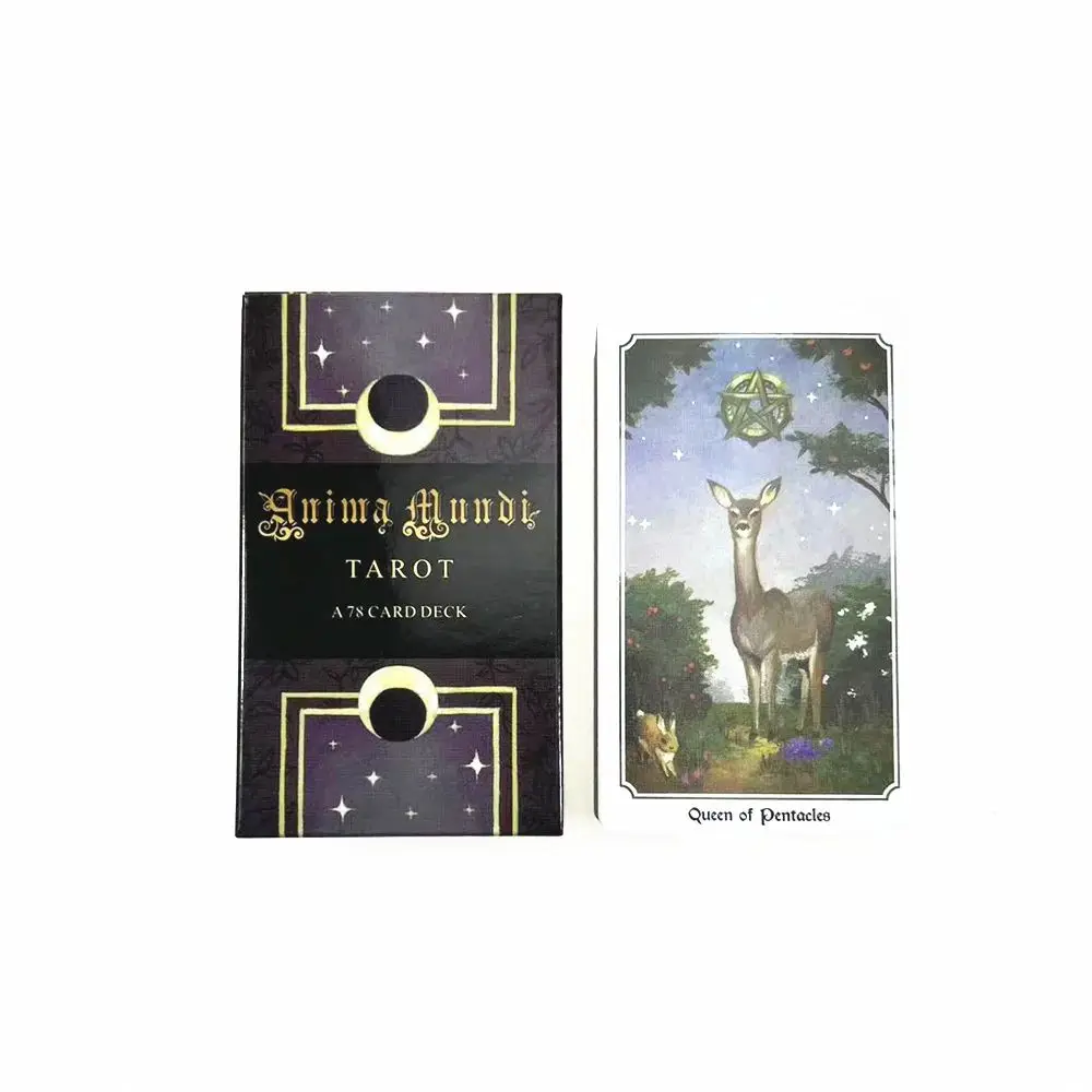 Tarô Anima Mundi Cartas Oráculo de 78 Cartas MDUG (versão em Inglês)