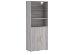 Highboard, Highboards Vidaxl Cinzeto Madeira Processada (n/a)