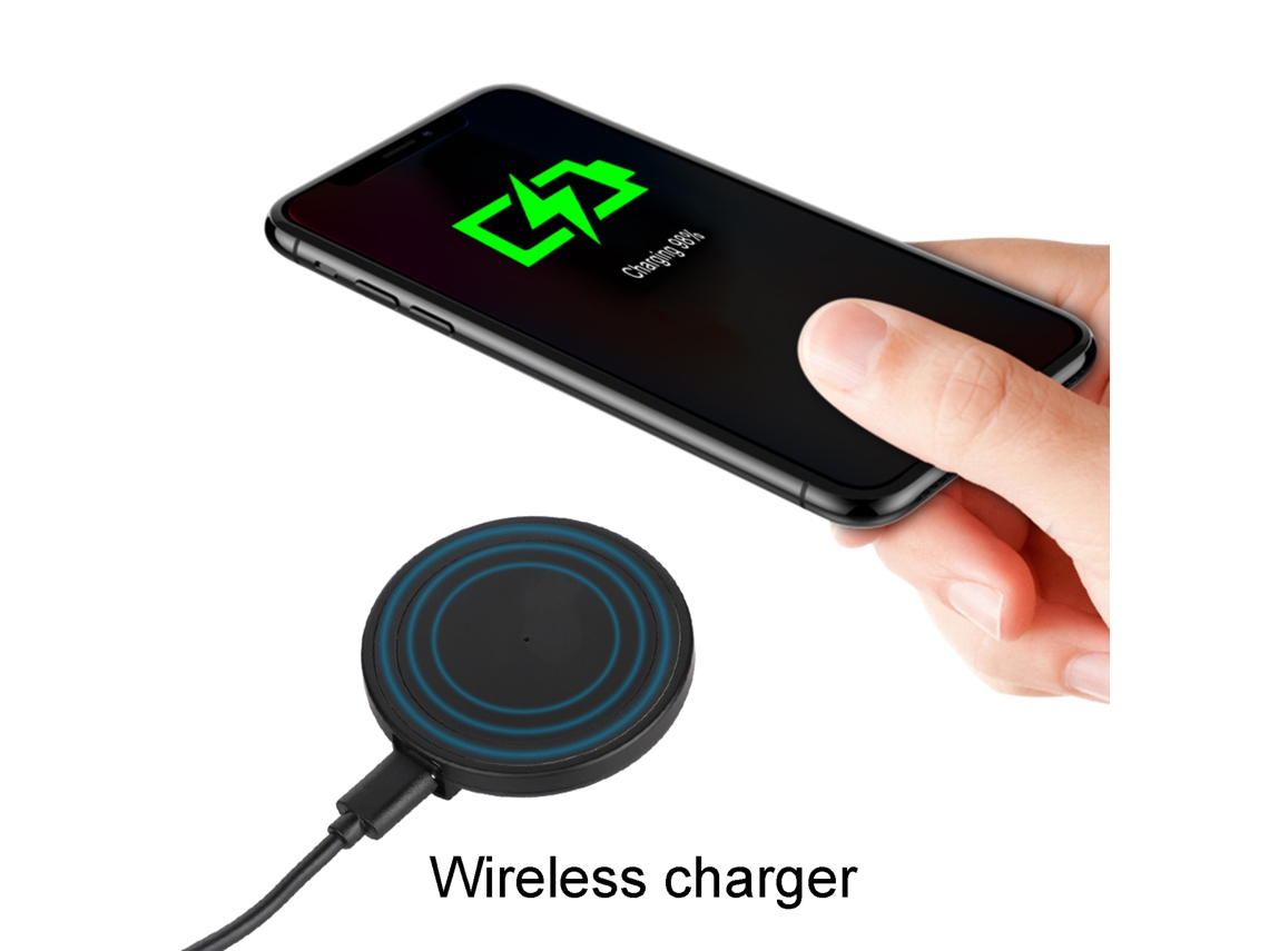 Carregador Sem Fio Rápido 15W EOOCOO com carregamento magnético