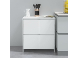 Vidaxl Aparador 70x41x75 Cm Derivados De Madeira Branco