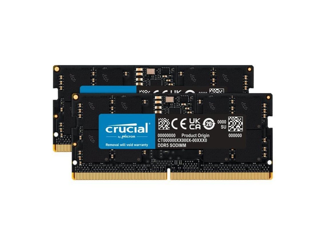 Atualização De Ram Crucial 48go Ddr5 Sodimm 5600mhz