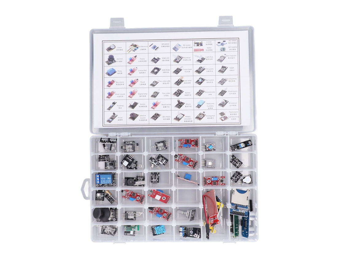 Kit Sensor Laxiscreed Com Detecção De Temperatura E Relógio Integrado Para Casa E Escritório