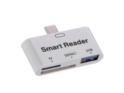 Leitor de cartão de memória USB 3.1 Tipo C SD/TF (leitura de cartão, função OTG)