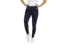 Calça de Montar com Assento de Silicone Organic Kylie Preto 44Equitheme