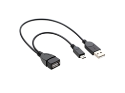 Lurelia Cabo Adaptador Micro Usb, Transferência De Dados, 2 Em 1, Ratos
